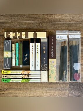Lot / Bundle of 15 Open-Box Japanese and American Incense